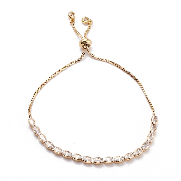 PandaHall Cubic Zirconia Oval Tennis Bracelet for Men Women Gift, Slider Bracelets with Brass Findings, Lead Free & Cadmium Free, Real 18K..., Clear
PandaHall Cubic Zirconia Oval Tennis Bracelet for Men Women Gift, Slider Bracelets with Brass Findings, Lead Free & Cadmium Free, Real 18K..., Clear