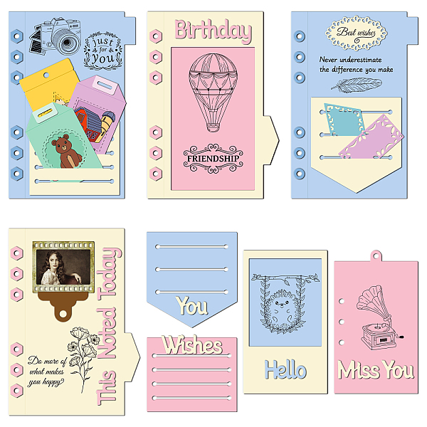 PandaHall GLOBLELAND 3 Pcs Handbook and Text Cutting Dies Mini Album Mini Brochure Embossing Stencils Template for DIY Scrapbooking Photo...
PandaHall GLOBLELAND 3 Pcs Handbook and Text Cutting Dies Mini Album Mini Brochure Embossing Stencils Template for DIY Scrapbooking Photo...