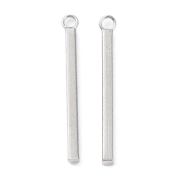 PandaHall 304 Stainless Steel Pendants, Bar Charm, Stainless Steel Color, 27.5x2x2mm, Hole: 2mm 304 Stainless Steel Others
PandaHall 304 Stainless Steel Pendants, Bar Charm, Stainless Steel Color, 27.5x2x2mm, Hole: 2mm 304 Stainless Steel Others