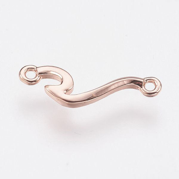 PandaHall Brass Links connectors, Lead Free & Cadmium Free, Spindrift, Rose Gold, 5.5x16.5x1.5mm, Hole: 1mm Brass Others
PandaHall Brass Links connectors, Lead Free & Cadmium Free, Spindrift, Rose Gold, 5.5x16.5x1.5mm, Hole: 1mm Brass Others