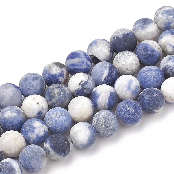 PandaHall Natural Sodalite Beads Strands, Frosted, Round, 12mm, Hole: 1.5mm, about 31~33pcs/strand, 14.9~15.1 inch(38~38.5cm) Sodalite Round
PandaHall Natural Sodalite Beads Strands, Frosted, Round, 12mm, Hole: 1.5mm, about 31~33pcs/strand, 14.9~15.1 inch(38~38.5cm) Sodalite Round