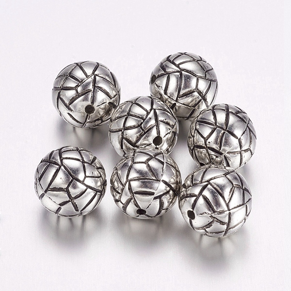 PandaHall CCB Plastic Beads, Round, Antique Silver, 13.5~14mm, Hole: 1.5mm Plastic Round
PandaHall CCB Plastic Beads, Round, Antique Silver, 13.5~14mm, Hole: 1.5mm Plastic Round