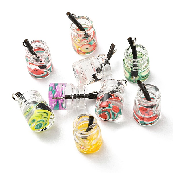 PandaHall Translucent Resin Pendants, Drink Charms, Juice Cup with Metal Loops, Mixed Color, 20.5x11mm, Hole: 1.8mm, about 10pcs/bag..., Multicolor
PandaHall Translucent Resin Pendants, Drink Charms, Juice Cup with Metal Loops, Mixed Color, 20.5x11mm, Hole: 1.8mm, about 10pcs/bag..., Multicolor