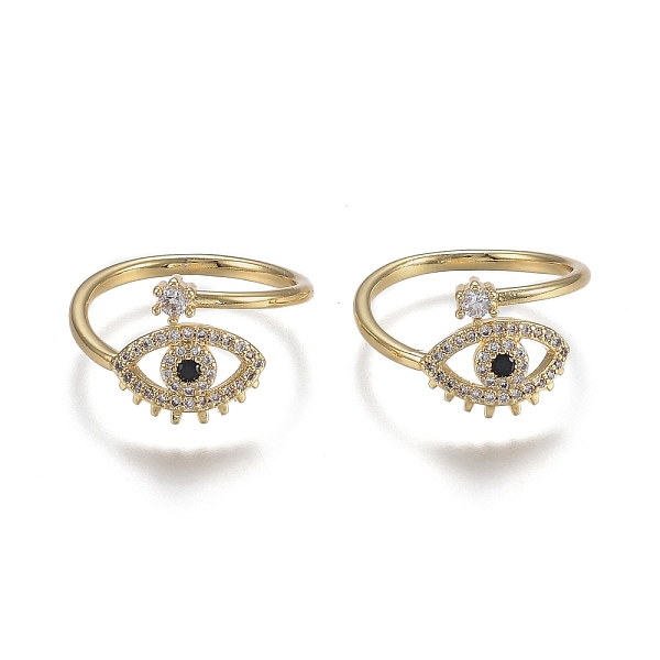 PandaHall Adjustable Brass Micro Pave Clear Cubic Zirconia Cuff Rings, Open Rings, Long-Lasting Plated, Eye, Real 18K Gold Plated, 1.5mm...
PandaHall Adjustable Brass Micro Pave Clear Cubic Zirconia Cuff Rings, Open Rings, Long-Lasting Plated, Eye, Real 18K Gold Plated, 1.5mm...