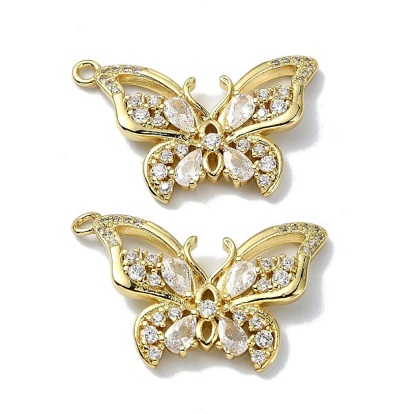 PandaHall Rack Plating Real 18K Gold Plated Brass Micro Pave Cubic Zirconia Pendants, Long-Lasting Plated, Lead Free & Cadmium Free..., Clear
PandaHall Rack Plating Real 18K Gold Plated Brass Micro Pave Cubic Zirconia Pendants, Long-Lasting Plated, Lead Free & Cadmium Free..., Clear