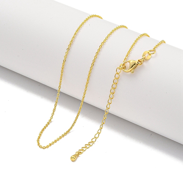 PandaHall Brass Cable Chain Necklaces for Women, Real 18K Gold Plated, 17.87 inch(454mm) Brass
PandaHall Brass Cable Chain Necklaces for Women, Real 18K Gold Plated, 17.87 inch(454mm) Brass