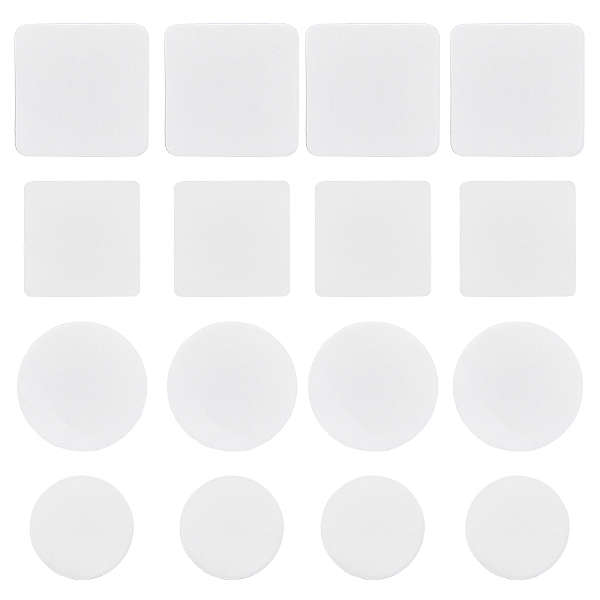 PandaHall CHGCRAFT EVA Double-side Tap, With Double Adhesive Back, Antiskid, Flat Round & Square, White, 120pcs/set Plastic White
PandaHall CHGCRAFT EVA Double-side Tap, With Double Adhesive Back, Antiskid, Flat Round & Square, White, 120pcs/set Plastic White