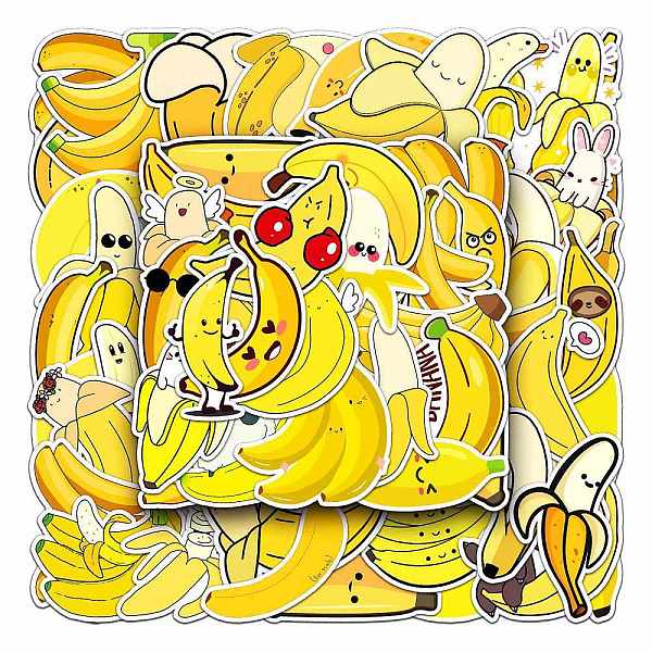 PandaHall Waterproof PVC Adhesive Stickers, for Suitcase, Skateboard, Refrigerator, Helmet, Mobile Phone Shell, Banana Pattern, 55~85mm...
PandaHall Waterproof PVC Adhesive Stickers, for Suitcase, Skateboard, Refrigerator, Helmet, Mobile Phone Shell, Banana Pattern, 55~85mm...