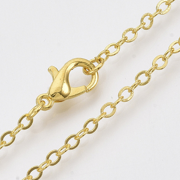 PandaHall Brass Cable Chains Necklaces, with Alloy Lobster Claw Clasps, Golden, 23.6 inch~24.37 inch(60cm~61.9cm) Brass
PandaHall Brass Cable Chains Necklaces, with Alloy Lobster Claw Clasps, Golden, 23.6 inch~24.37 inch(60cm~61.9cm) Brass