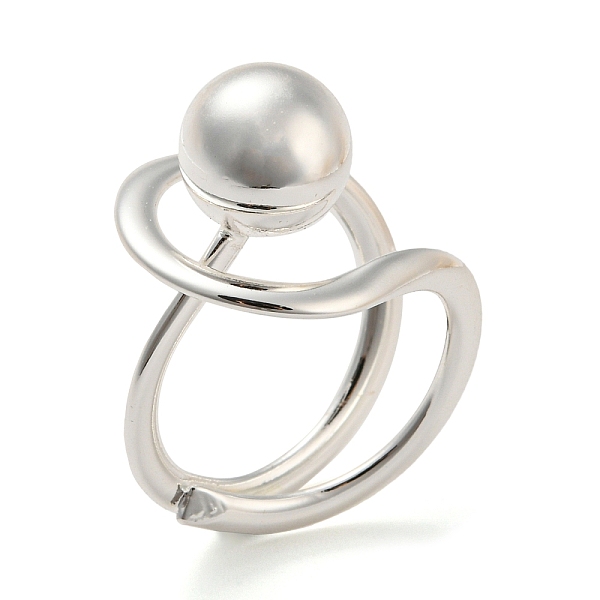 PandaHall Round Ball Rack Plating Brass Wire Wrap Finger Rings, Long-Lasting Plated, Cadmium Free & Lead Free, Silver, US Size 6 3/4(17.1mm)...
PandaHall Round Ball Rack Plating Brass Wire Wrap Finger Rings, Long-Lasting Plated, Cadmium Free & Lead Free, Silver, US Size 6 3/4(17.1mm)...
