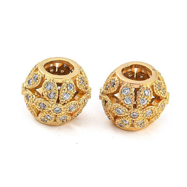 PandaHall Rack Plating Brass Micro Pave Cubic Zirconia Europeam Beads, Large Hole Beads, Long-Lasting Plated, Cadmium Free & Lead Free..., Clear
PandaHall Rack Plating Brass Micro Pave Cubic Zirconia Europeam Beads, Large Hole Beads, Long-Lasting Plated, Cadmium Free & Lead Free..., Clear