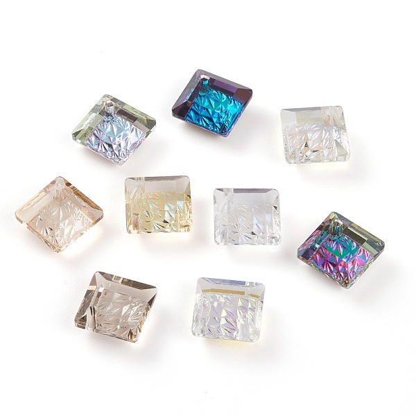 PandaHall Embossed Glass Rhinestone Pendants, Abnormity Embossed Style, Rhombus, Faceted, Mixed Color, 13x13x5mm, Hole: 1.2mm, Diagonal..., Multicolor
PandaHall Embossed Glass Rhinestone Pendants, Abnormity Embossed Style, Rhombus, Faceted, Mixed Color, 13x13x5mm, Hole: 1.2mm, Diagonal..., Multicolor