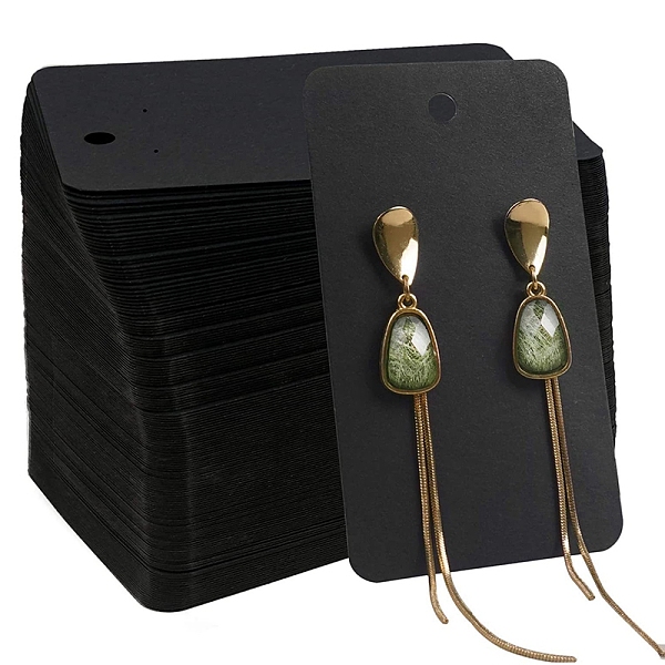 PandaHall Paper Single Earring Display Cards with Hanging Hole, Rectangle, Black, 9x5cm Paper Rectangle Black
PandaHall Paper Single Earring Display Cards with Hanging Hole, Rectangle, Black, 9x5cm Paper Rectangle Black