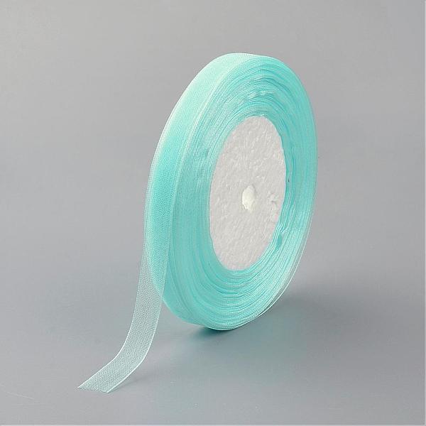 PandaHall Sheer Organza Ribbon, DIY Material for Ribbon, Pale Turquoise, 1/2 inch(12mm), 500yards(457.2m) Polyester None Cyan
PandaHall Sheer Organza Ribbon, DIY Material for Ribbon, Pale Turquoise, 1/2 inch(12mm), 500yards(457.2m) Polyester None Cyan