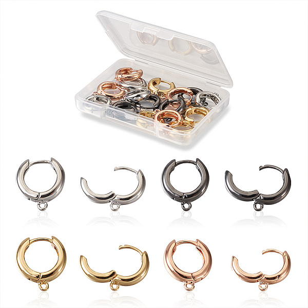 PandaHall Fashewelry 8Pairs 4 Colors Ring Brass Hoop Earrings, Huggie Hoop Earring Finding, Long-Lasting Plated, with Loop, Real 18K Gold..., Multicolor
PandaHall Fashewelry 8Pairs 4 Colors Ring Brass Hoop Earrings, Huggie Hoop Earring Finding, Long-Lasting Plated, with Loop, Real 18K Gold..., Multicolor