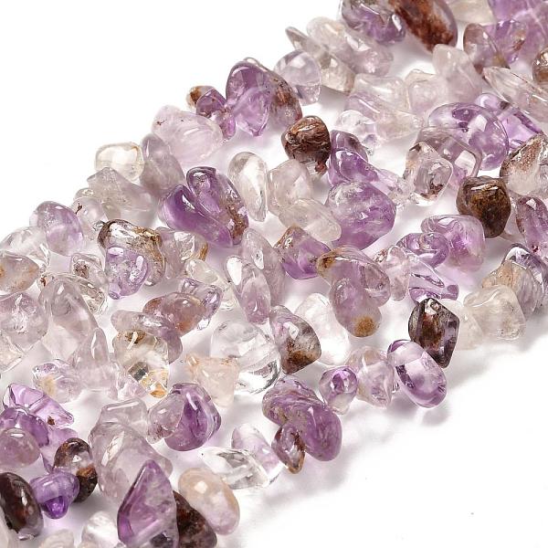 PandaHall Natural Purple Lodolite Quartz Beads Strands, Nuggets, 5~14x2~7x1~6mm, Hole: 1mm, 32.67~33.07 inch(83~84cm) Lodolite Quartz...
PandaHall Natural Purple Lodolite Quartz Beads Strands, Nuggets, 5~14x2~7x1~6mm, Hole: 1mm, 32.67~33.07 inch(83~84cm) Lodolite Quartz...