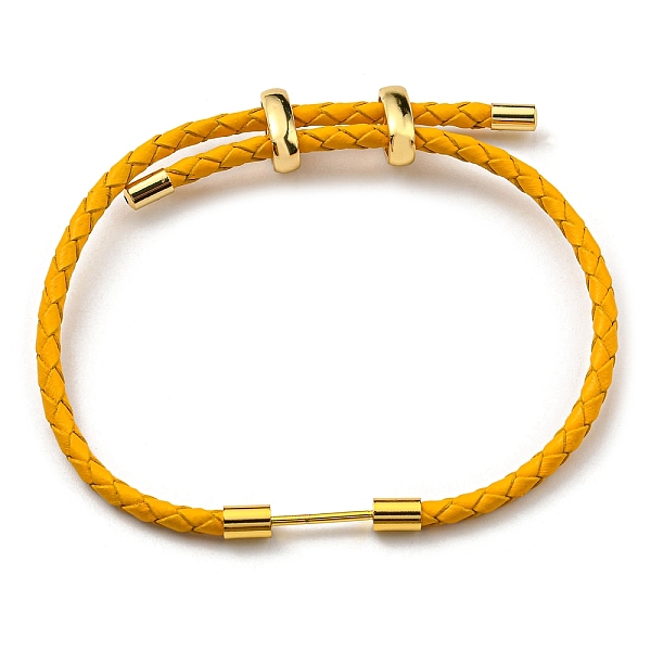 PandaHall Brass Column Bar Link Bracelet with Leather Cords, Adjustable Bracelet for Women, Goldenrod, Inner Diameter: 5/8~3 inch(1.6~7.5cm)..., Gold
PandaHall Brass Column Bar Link Bracelet with Leather Cords, Adjustable Bracelet for Women, Goldenrod, Inner Diameter: 5/8~3 inch(1.6~7.5cm)..., Gold