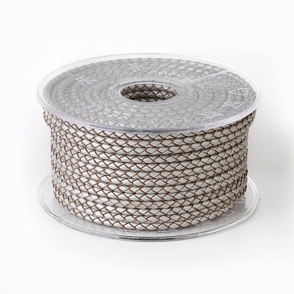 PandaHall Braided Cowhide Cord, Leather Jewelry Cord, Jewelry DIY Making Material, Silver, 3mm, about 5.46 yards(5m)/roll Cowhide Round...
PandaHall Braided Cowhide Cord, Leather Jewelry Cord, Jewelry DIY Making Material, Silver, 3mm, about 5.46 yards(5m)/roll Cowhide Round...