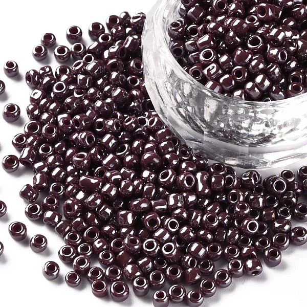 PandaHall Glass Seed Beads, Opaque Colors Lustered, Round, Indian Red, 3mm, Hole: 1mm, about 10000pcs/pound Glass Red
PandaHall Glass Seed Beads, Opaque Colors Lustered, Round, Indian Red, 3mm, Hole: 1mm, about 10000pcs/pound Glass Red