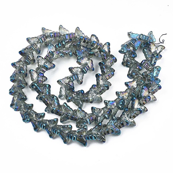 PandaHall Electroplate Glass Beads Strand, AB Color, Butterfly, Cadet Blue, 7~8x14~15x5mm, Hole: 0.8mm, about 100pcs/strand, 22.05 inch~...
PandaHall Electroplate Glass Beads Strand, AB Color, Butterfly, Cadet Blue, 7~8x14~15x5mm, Hole: 0.8mm, about 100pcs/strand, 22.05 inch~...