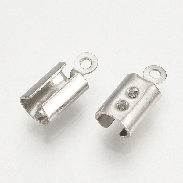 PandaHall 304 Stainless Steel Folding Crimp Ends, Fold Over Crimp Cord Ends, Stainless Steel Color, 10x4.5x3mm, Hole: 1mm, Inner Diameter...
PandaHall 304 Stainless Steel Folding Crimp Ends, Fold Over Crimp Cord Ends, Stainless Steel Color, 10x4.5x3mm, Hole: 1mm, Inner Diameter...