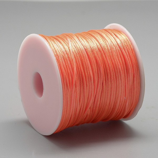PandaHall Nylon Thread, Rattail Satin Cord, Dark Orange, about 1mm, about 76.55 yards(70m)/roll Nylon Orange
PandaHall Nylon Thread, Rattail Satin Cord, Dark Orange, about 1mm, about 76.55 yards(70m)/roll Nylon Orange