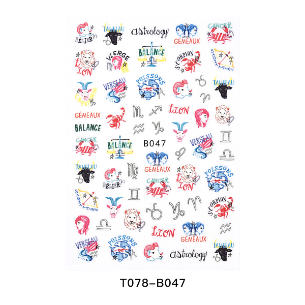 PandaHall Nail Decals Stickers, Self-Adhesive Constellation Nail Design Art, for Nail Toenails Tips Decorations, Constellation Pattern...
PandaHall Nail Decals Stickers, Self-Adhesive Constellation Nail Design Art, for Nail Toenails Tips Decorations, Constellation Pattern...