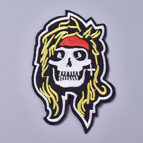 PandaHall Computerized Embroidery Cloth Iron on/Sew on Patches, Costume Accessories, Appliques, Skull, Yellow, 108x72x1.5mm Cloth Skull...
PandaHall Computerized Embroidery Cloth Iron on/Sew on Patches, Costume Accessories, Appliques, Skull, Yellow, 108x72x1.5mm Cloth Skull...