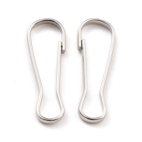 PandaHall 201 Stainless Steel Keychain Clasps, Stainless Steel Color, 22x8.7x1.8mm, Inner Diameter: 21x6mm 201 Stainless Steel Others
PandaHall 201 Stainless Steel Keychain Clasps, Stainless Steel Color, 22x8.7x1.8mm, Inner Diameter: 21x6mm 201 Stainless Steel Others