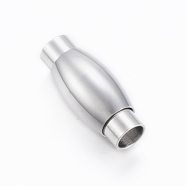 PandaHall Smooth 304 Stainless Steel Magnetic Clasps with Glue-in Ends, Oval, Stainless Steel Color, 18x7.5mm, Hole: 4mm 304 Stainless Steel...
PandaHall Smooth 304 Stainless Steel Magnetic Clasps with Glue-in Ends, Oval, Stainless Steel Color, 18x7.5mm, Hole: 4mm 304 Stainless Steel...
