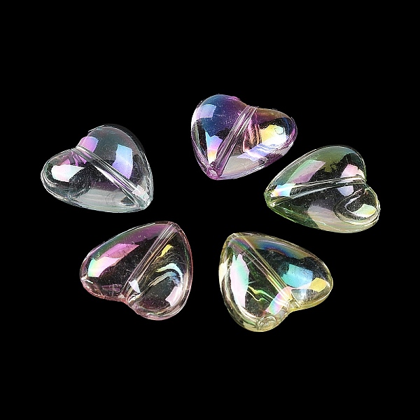PandaHall Transparent Acrylic Beads, UV Plating Iridescent, Heart, 18x17.5x7mm, Hole: 1.7mm Acrylic Heart Clear
PandaHall Transparent Acrylic Beads, UV Plating Iridescent, Heart, 18x17.5x7mm, Hole: 1.7mm Acrylic Heart Clear