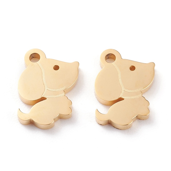 PandaHall Ion Plating(IP) 304 Stainless Steel Charms, Laser Cut, Dog, Golden, 12x11x1.5mm, Hole: 1.2mm 304 Stainless Steel Dog
PandaHall Ion Plating(IP) 304 Stainless Steel Charms, Laser Cut, Dog, Golden, 12x11x1.5mm, Hole: 1.2mm 304 Stainless Steel Dog
