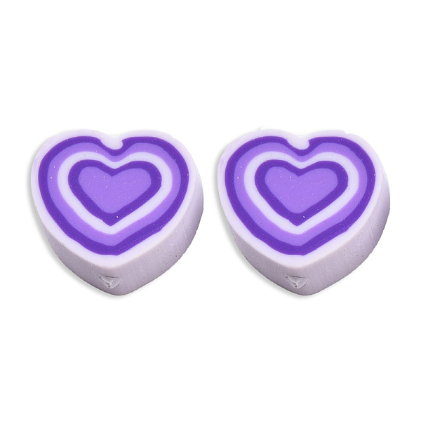 PandaHall Handmade Polymer Clay Beads, Heart, Lilac, 8~10x9~10.5x4~5mm, Hole: 1.2mm Polymer Clay Heart Purple
PandaHall Handmade Polymer Clay Beads, Heart, Lilac, 8~10x9~10.5x4~5mm, Hole: 1.2mm Polymer Clay Heart Purple