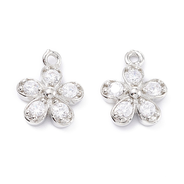 PandaHall Rack Plating Brass Cubic Zirconia Charms, Long-Lasting Plated, Flower, Platinum, 13.5x10.5x3.5mm, Hole: 1.2mm Brass+Cubic Zirconia..., Clear
PandaHall Rack Plating Brass Cubic Zirconia Charms, Long-Lasting Plated, Flower, Platinum, 13.5x10.5x3.5mm, Hole: 1.2mm Brass+Cubic Zirconia..., Clear