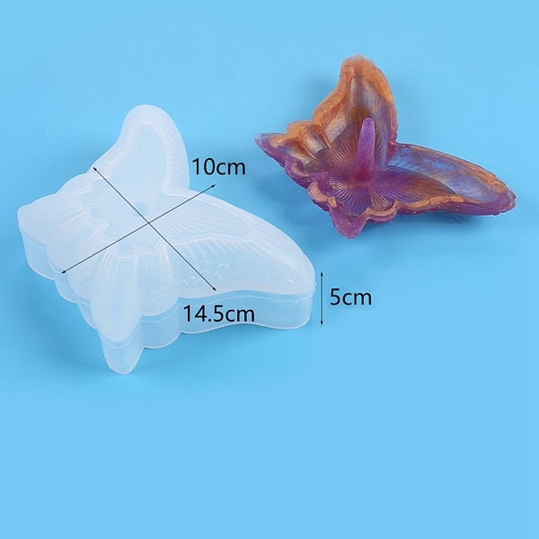 PandaHall Food Grade Silicone Jewelry Tray Holder Molds, Resin Casting Coaster Molds, For UV Resin, Epoxy Resin Craft Making, Butterfly..., White
PandaHall Food Grade Silicone Jewelry Tray Holder Molds, Resin Casting Coaster Molds, For UV Resin, Epoxy Resin Craft Making, Butterfly..., White