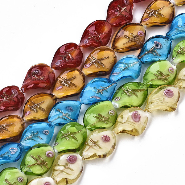 PandaHall Handmade Gold Sand Lampwork Beads, Twist, Mixed Color, 20~21x15~16x8~10mm, Hole: 1~1.4mm Lampwork Twist Multicolor
PandaHall Handmade Gold Sand Lampwork Beads, Twist, Mixed Color, 20~21x15~16x8~10mm, Hole: 1~1.4mm Lampwork Twist Multicolor