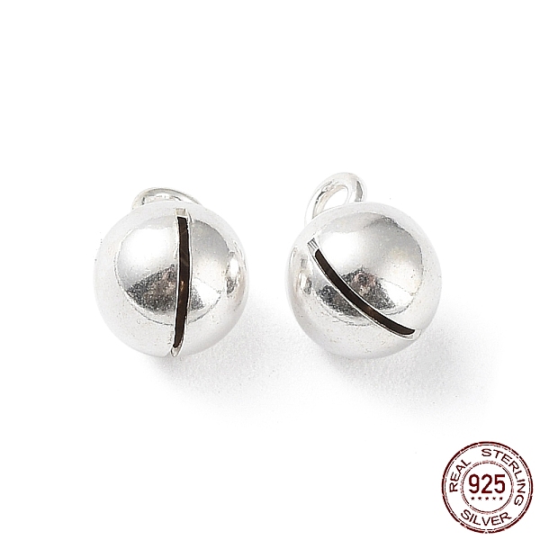 PandaHall 925 Sterling Silver Pendants, Soniferous Bell Charm, Silver, 9x6.2x6.3mm, Hole: 1.7mm Sterling Silver Bell
PandaHall 925 Sterling Silver Pendants, Soniferous Bell Charm, Silver, 9x6.2x6.3mm, Hole: 1.7mm Sterling Silver Bell