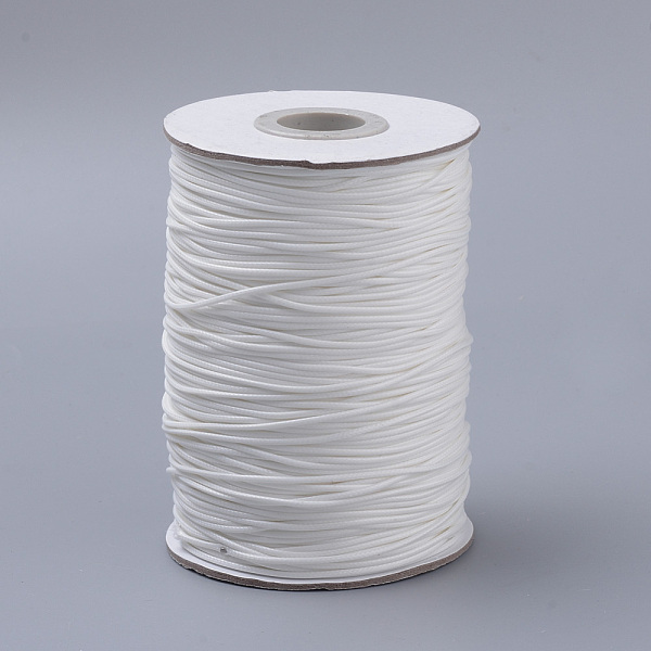 PandaHall Braided Korean Waxed Polyester Cords, White, 0.8mm, about 87.48 yards(80m)/roll Waxed Polyester Cord White
PandaHall Braided Korean Waxed Polyester Cords, White, 0.8mm, about 87.48 yards(80m)/roll Waxed Polyester Cord White