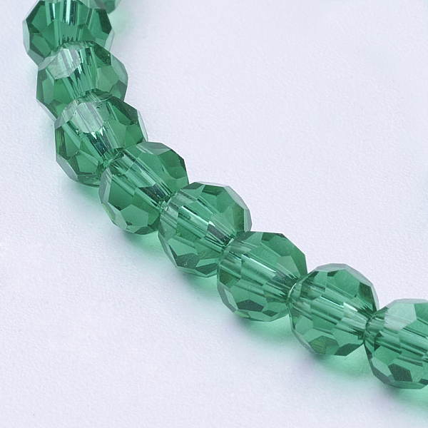 PandaHall Faceted(32 Facets) Round Glass Beads Strands, Teal, 4mm, Hole: 1mm, about 98pcs/strand, 13.7 inch Glass Round Cyan
PandaHall Faceted(32 Facets) Round Glass Beads Strands, Teal, 4mm, Hole: 1mm, about 98pcs/strand, 13.7 inch Glass Round Cyan
