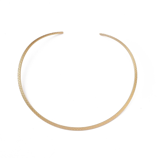 PandaHall Vacuum Plating 304 Stainless Steel Textured Wire Necklace Making, Rigid Necklaces, Minimalist Choker, Cuff Collar, Golden, Inner...
PandaHall Vacuum Plating 304 Stainless Steel Textured Wire Necklace Making, Rigid Necklaces, Minimalist Choker, Cuff Collar, Golden, Inner...