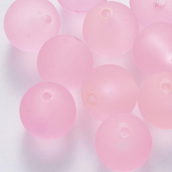 PandaHall Transparent Acrylic Beads, Frosted, Round, Hot Pink, 10x9.5mm, Hole: 1.8mm, about 900pcs/500g Acrylic Round Pink
PandaHall Transparent Acrylic Beads, Frosted, Round, Hot Pink, 10x9.5mm, Hole: 1.8mm, about 900pcs/500g Acrylic Round Pink