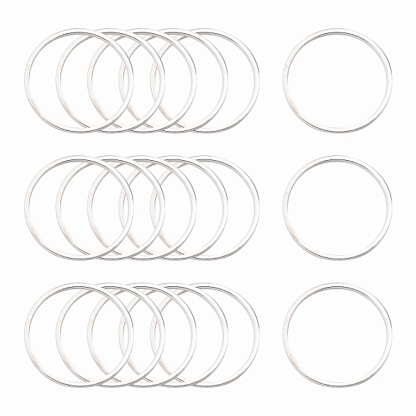 PandaHall Brass Linking Rings, Lead Free & Nickel Free, Ring, Silver Color Plated, 20x1mm Brass Ring
PandaHall Brass Linking Rings, Lead Free & Nickel Free, Ring, Silver Color Plated, 20x1mm Brass Ring