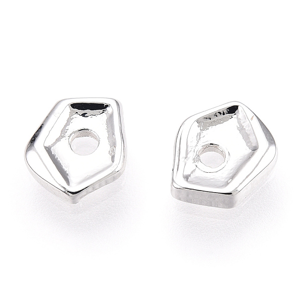 PandaHall Brass Beads, Nuggets, 925 Sterling Silver Plated, 6x5x2mm, Hole: 1.4mm Brass Nuggets
PandaHall Brass Beads, Nuggets, 925 Sterling Silver Plated, 6x5x2mm, Hole: 1.4mm Brass Nuggets