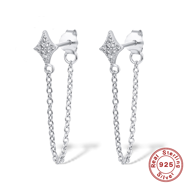 PandaHall Cubic Zirconia Star with Tassel Dangle Stud Earrings for Women, Rhodium Plated 925 Sterling Silver Jewelry, Platinum, 27mm Cubic...
PandaHall Cubic Zirconia Star with Tassel Dangle Stud Earrings for Women, Rhodium Plated 925 Sterling Silver Jewelry, Platinum, 27mm Cubic...