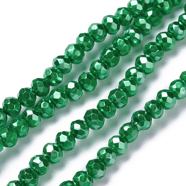 PandaHall Opaque Glass Beads Strands, Faceted, Rondelle, Sea Green, 4x3mm, Hole: 0.6mm, about 221pcs/strand, 31.89''(81cm) Glass Rondelle
PandaHall Opaque Glass Beads Strands, Faceted, Rondelle, Sea Green, 4x3mm, Hole: 0.6mm, about 221pcs/strand, 31.89''(81cm) Glass Rondelle