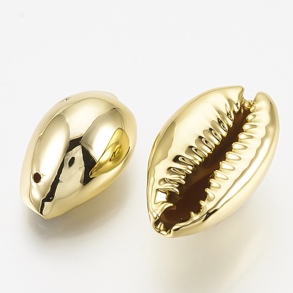 PandaHall UV Plated Freshwater Shell Pendants, Cowrie Shell, Golden, 17~21x11~13x8~10mm, Hole: 1mm Freshwater Shell Others
PandaHall UV Plated Freshwater Shell Pendants, Cowrie Shell, Golden, 17~21x11~13x8~10mm, Hole: 1mm Freshwater Shell Others
