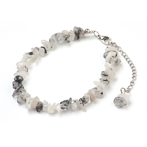 PandaHall Natural Tourmalinated Quartz/Black Rutilated Quartz Chip Beads Anklets, with Glass Seed Beads, with Brass and Stainless Steel...
PandaHall Natural Tourmalinated Quartz/Black Rutilated Quartz Chip Beads Anklets, with Glass Seed Beads, with Brass and Stainless Steel...