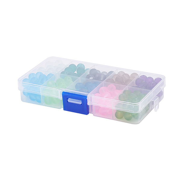 PandaHall Transparent Glass Beads, Frosted, Round, Mixed Color, 4mm, Hole: 1.1~1.3mm, about 1500~1550pcs/box Glass Round Multicolor
PandaHall Transparent Glass Beads, Frosted, Round, Mixed Color, 4mm, Hole: 1.1~1.3mm, about 1500~1550pcs/box Glass Round Multicolor