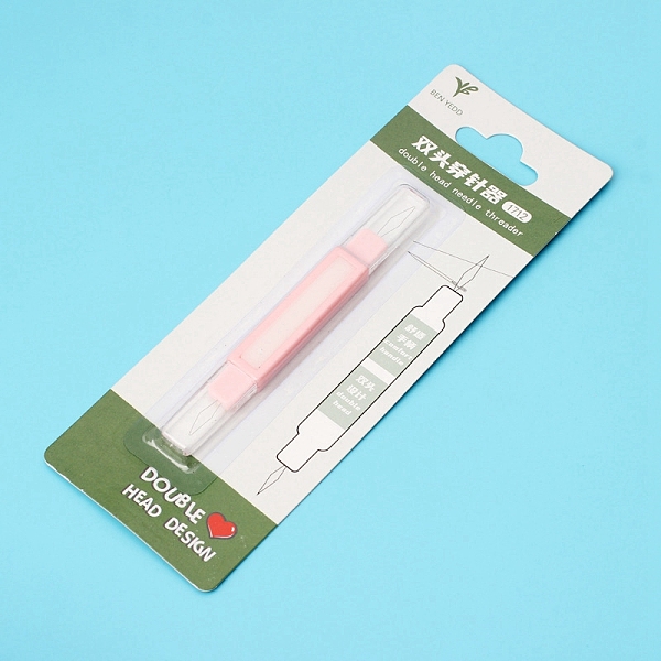 PandaHall Easy Automatic Threader, Double Tip Sewing Thread Guide, Sewing Tools, Pink, 110x17mm Plastic Pink
PandaHall Easy Automatic Threader, Double Tip Sewing Thread Guide, Sewing Tools, Pink, 110x17mm Plastic Pink