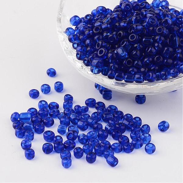 PandaHall 6/0 Glass Seed Beads, Transparent, Round, Blue, 4mm, hole: 1.5mm, about 496pcs/50g Glass Blue
PandaHall 6/0 Glass Seed Beads, Transparent, Round, Blue, 4mm, hole: 1.5mm, about 496pcs/50g Glass Blue